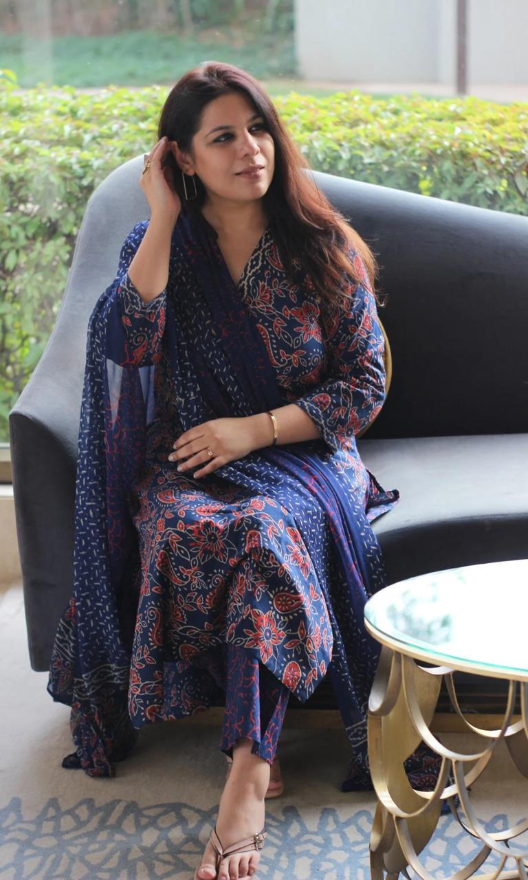 Pure fine Cotton fabric Kurti with Pant with cotton 100-100 Dupatta (PVCRD73)