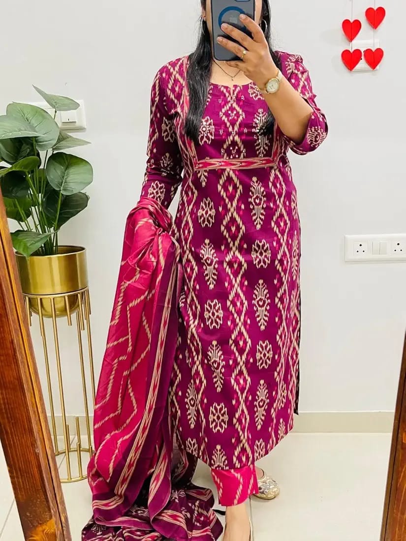 Women Stylish Cotton Dress Material New Collection (PVCRD169)