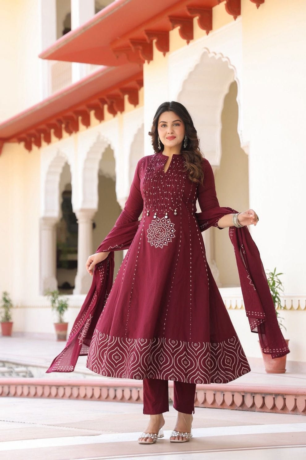Women Stylish Cotton Dress Material New Collection (PVCRD177)