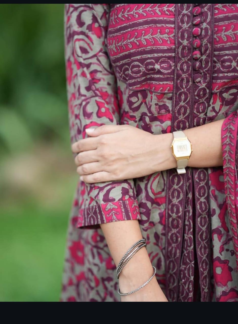 New anarkali kurta set with new style...(PVCRD24)