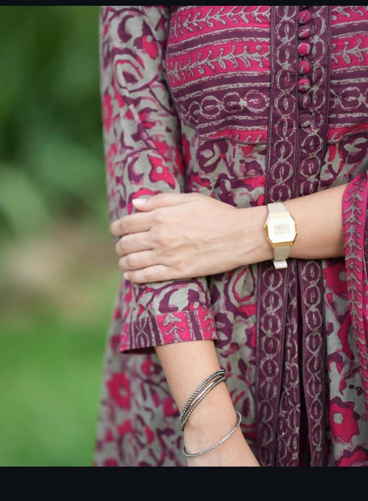 New anarkali kurta set with new style...(PVCRD24)