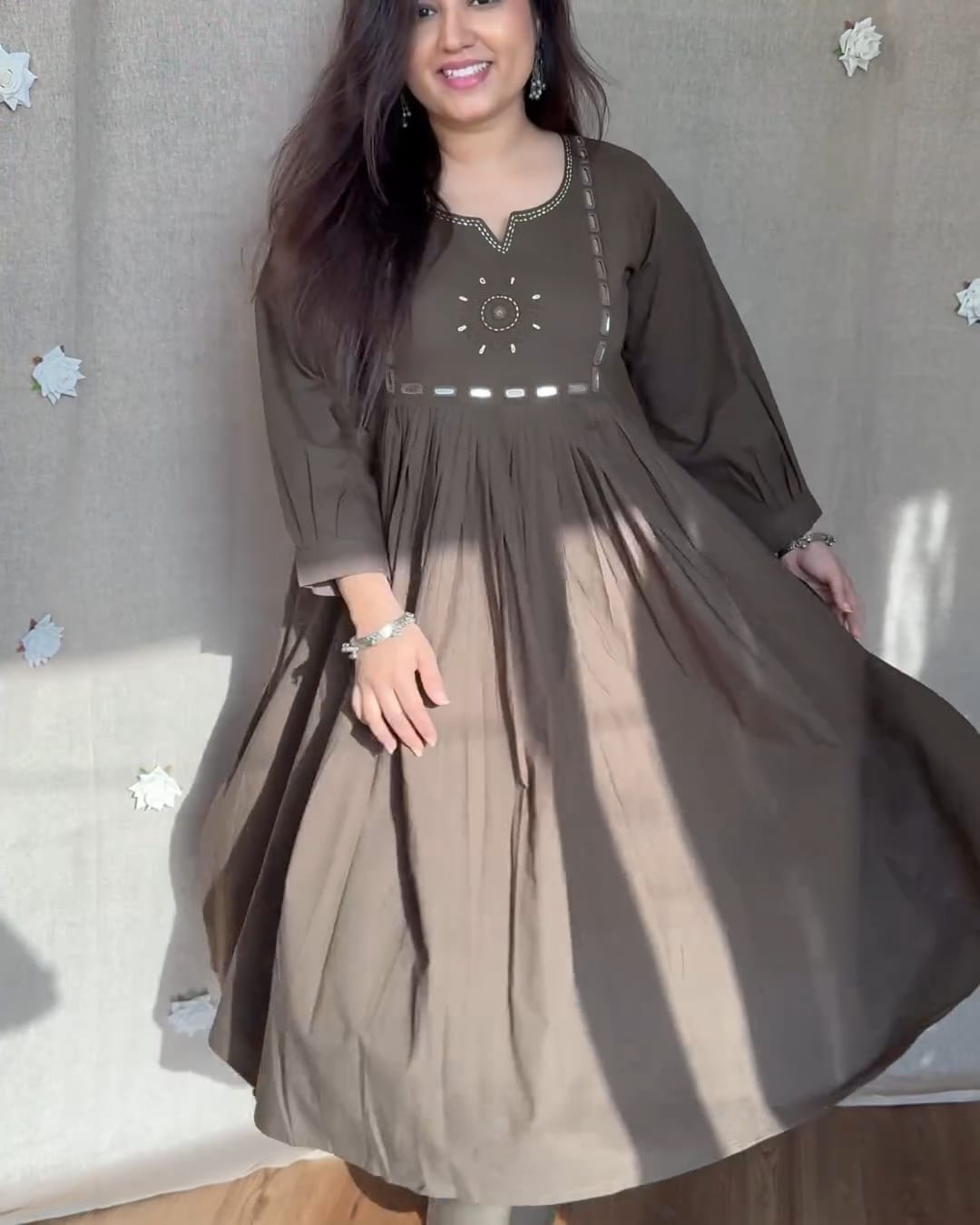 New smart casual Cotton Kurti set ☘️☘️ (PVCD20)