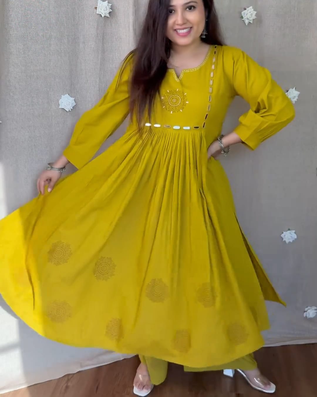 New smart casual Cotton Kurti set ☘️☘️ (PVCD19)