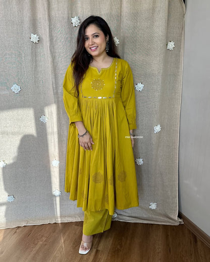 New smart casual Cotton Kurti set ☘️☘️ (PVCD19)