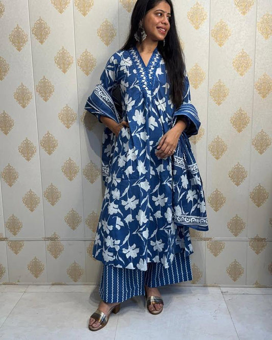 🌸KURTA PENT WITH DUPATTA SUIT SET🌸 (PVCRD40)