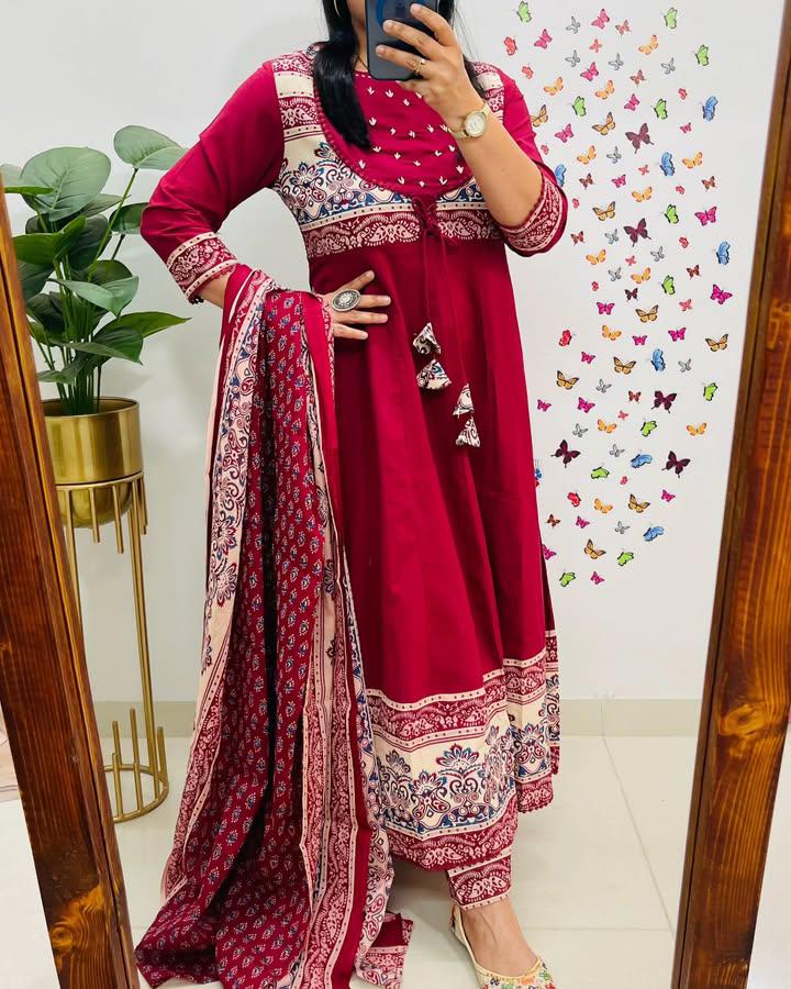 Summer’s spacial choli partten  pcs suit beautiful colors (PVCRD69))