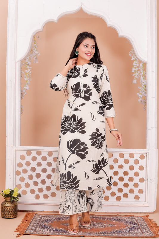 Get festive ready with our new Kurta pant sets with beautiful detailing colours  (PVCD40)