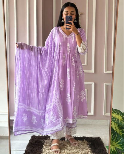 Featuring a chic pleated top with V- neck design and lace detailing, (PVCRD85)