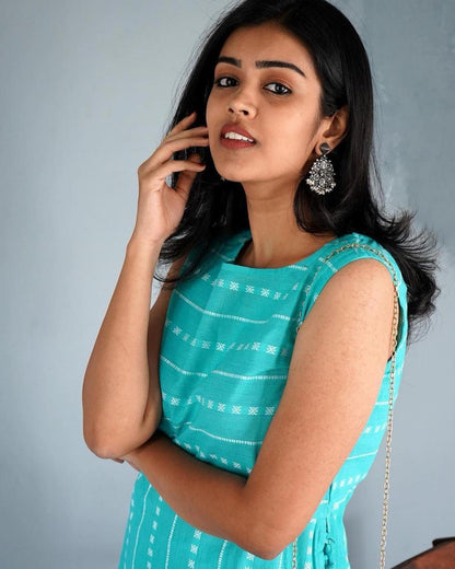 New Sleev Less Kurti Pent Set (PVCD46)