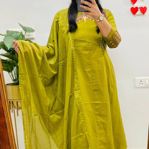 KURTA PENT WITH DUPATTA SUIT SET  (LK04)