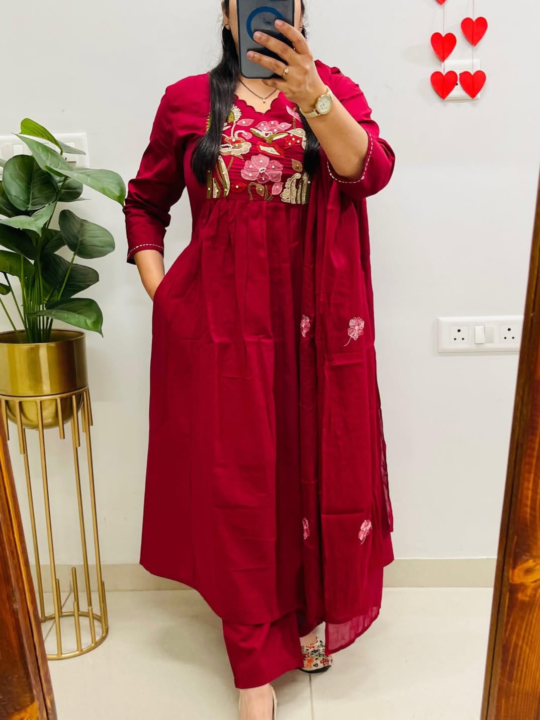KURTA PENT WITH DUPATTA SUIT SET (LK14)