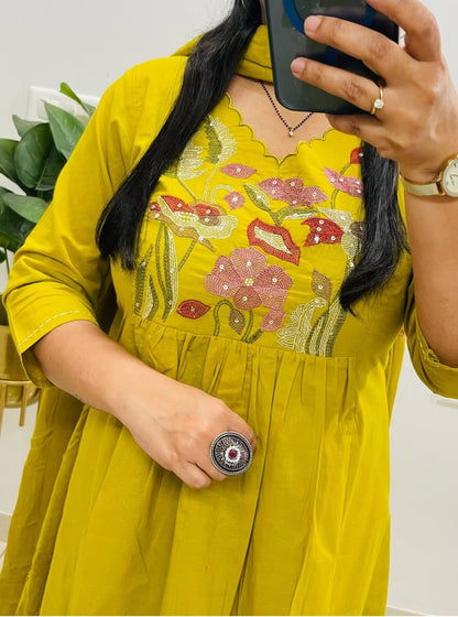KURTA PENT WITH DUPATTA SUIT SET (LK16)