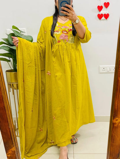 KURTA PENT WITH DUPATTA SUIT SET (LK16)