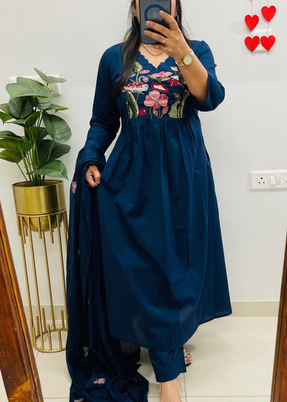 KURTA PENT WITH DUPATTA SUIT SET (LK15)