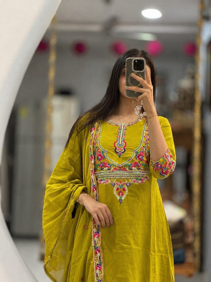 KURTA PENT WITH DUPATTA SUIT SET (LK27)