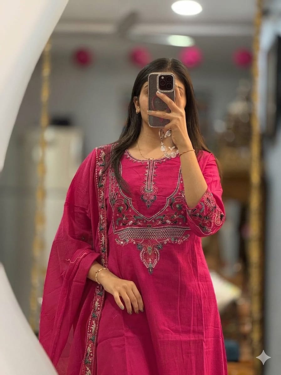 KURTA PENT WITH DUPATTA SUIT SET (LK28)