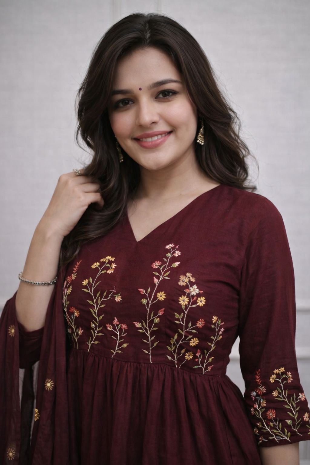 a beautifully cotton malmal printed dupatta suit (KS05)