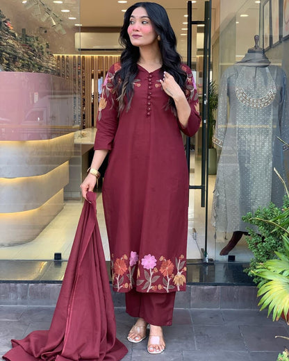 Pure mul cotton dupatta with gotta lace border (KS09)