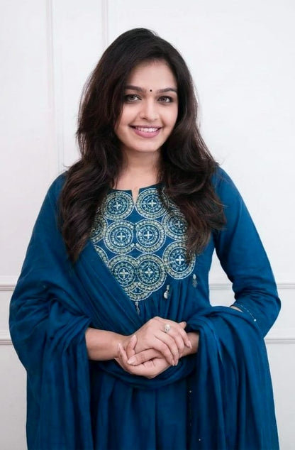 Dazzling Anarkalis with intricate mirror work (KS12)