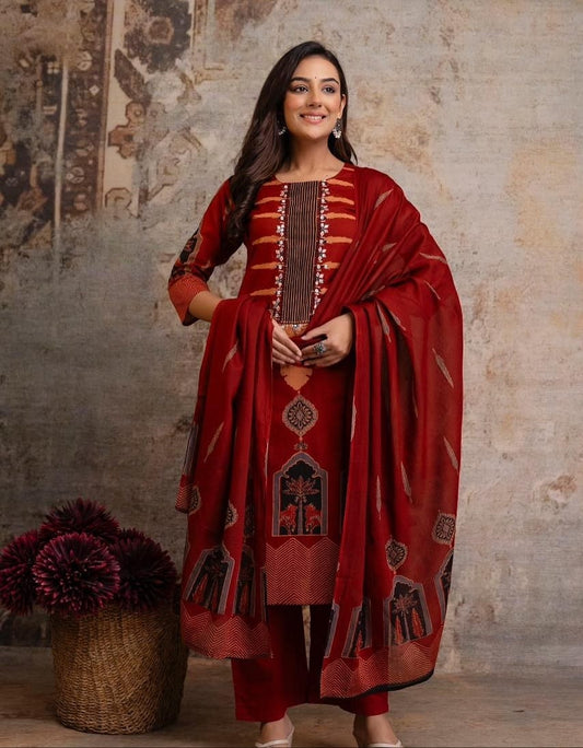 Summer Special Soft Cotton Suits (PVCRD161)