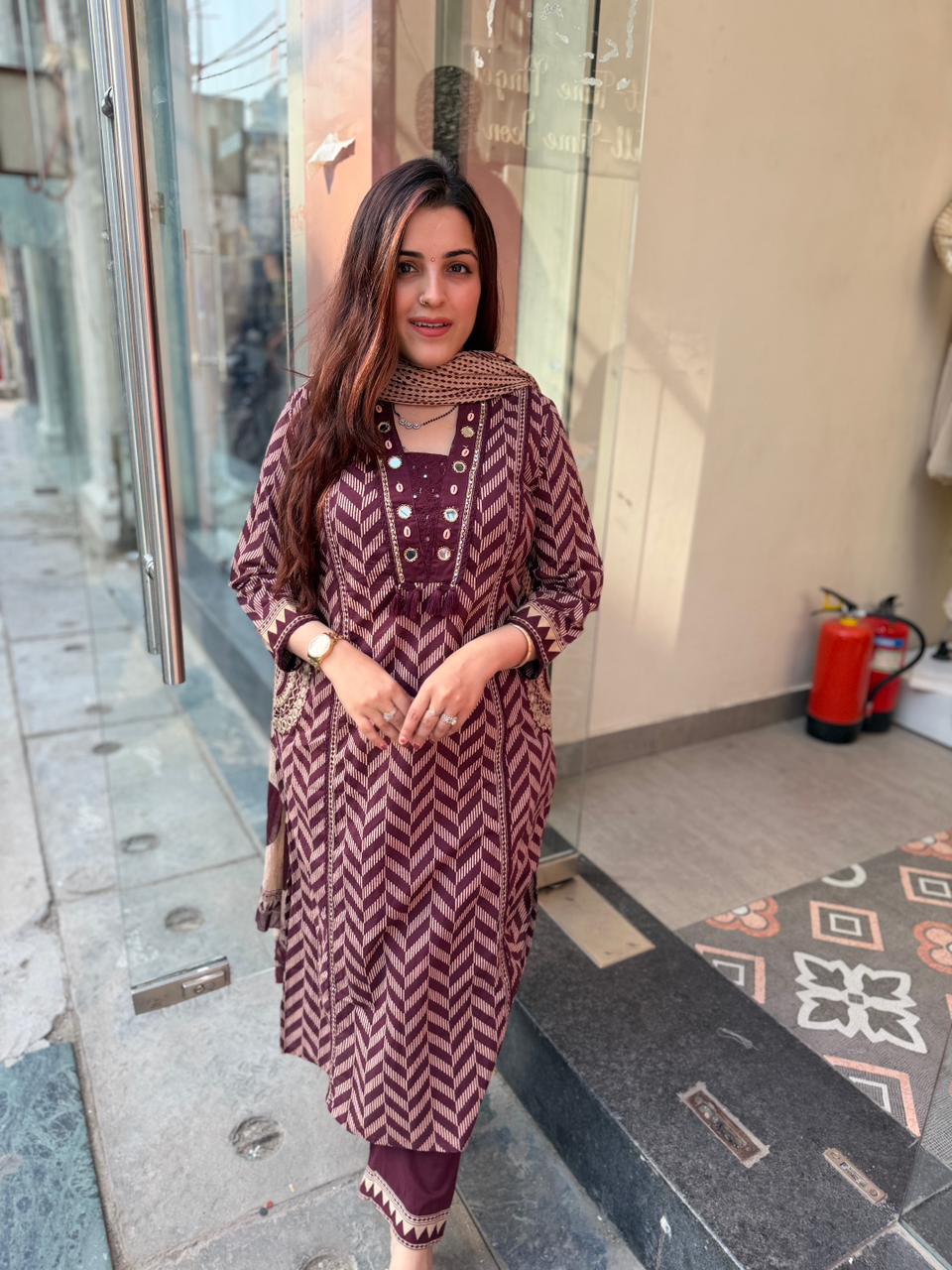 Women Stylish Cotton Dress Material New Collection (PVCRD176)
