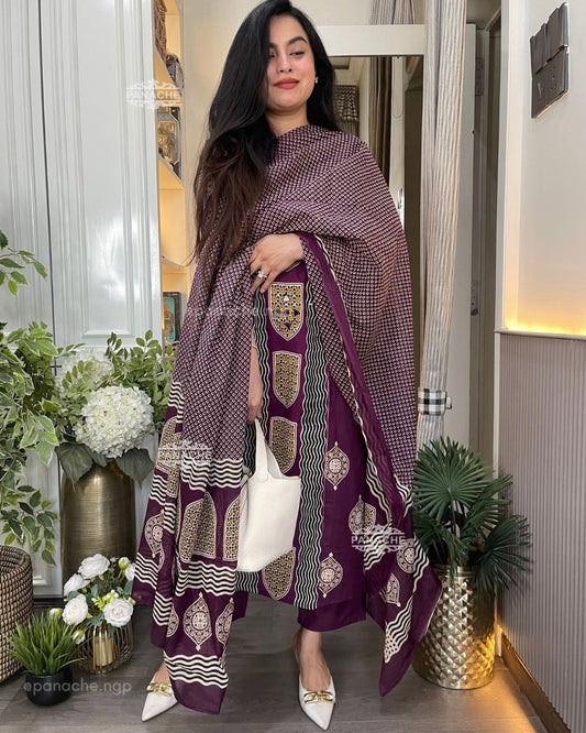 Latest Cotton Suits Collection Online (PVCRD184)
