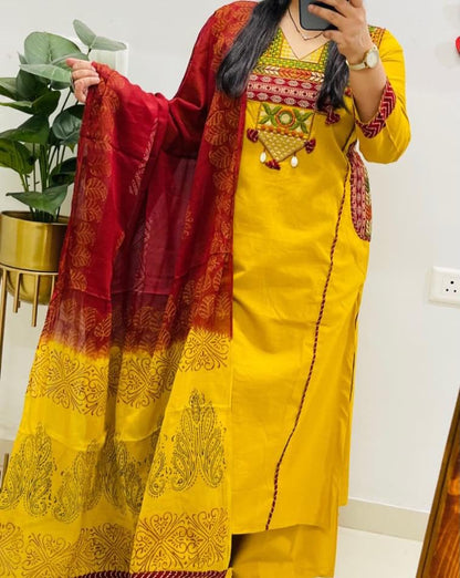 New Designer Cotton Kurta Set for Women
