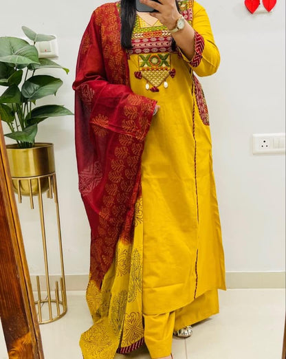 New Designer Cotton Kurta Set for Women