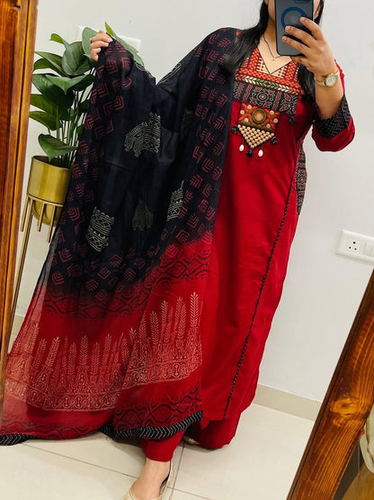 New Designer Cotton Kurta Set for Women