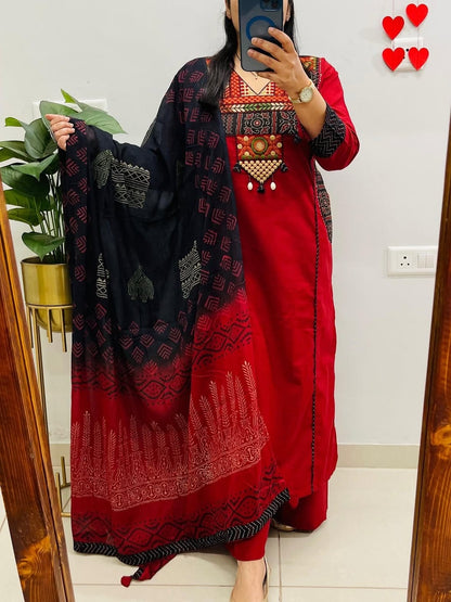 New Designer Cotton Kurta Set for Women