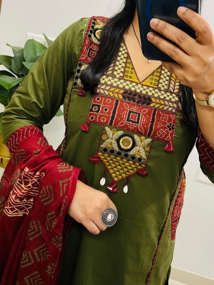 New Designer Cotton Kurta Set for Women