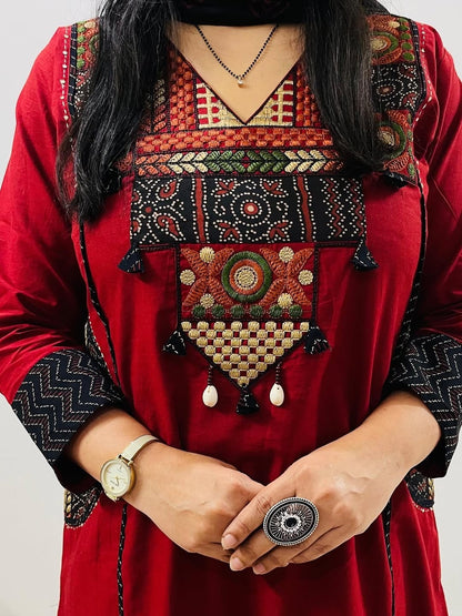 New Designer Cotton Kurta Set for Women