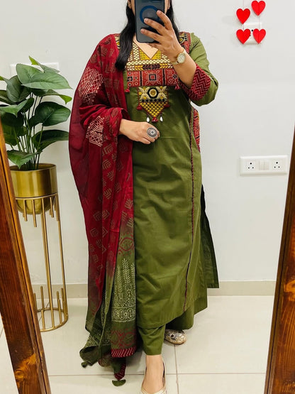 New Designer Cotton Kurta Set for Women