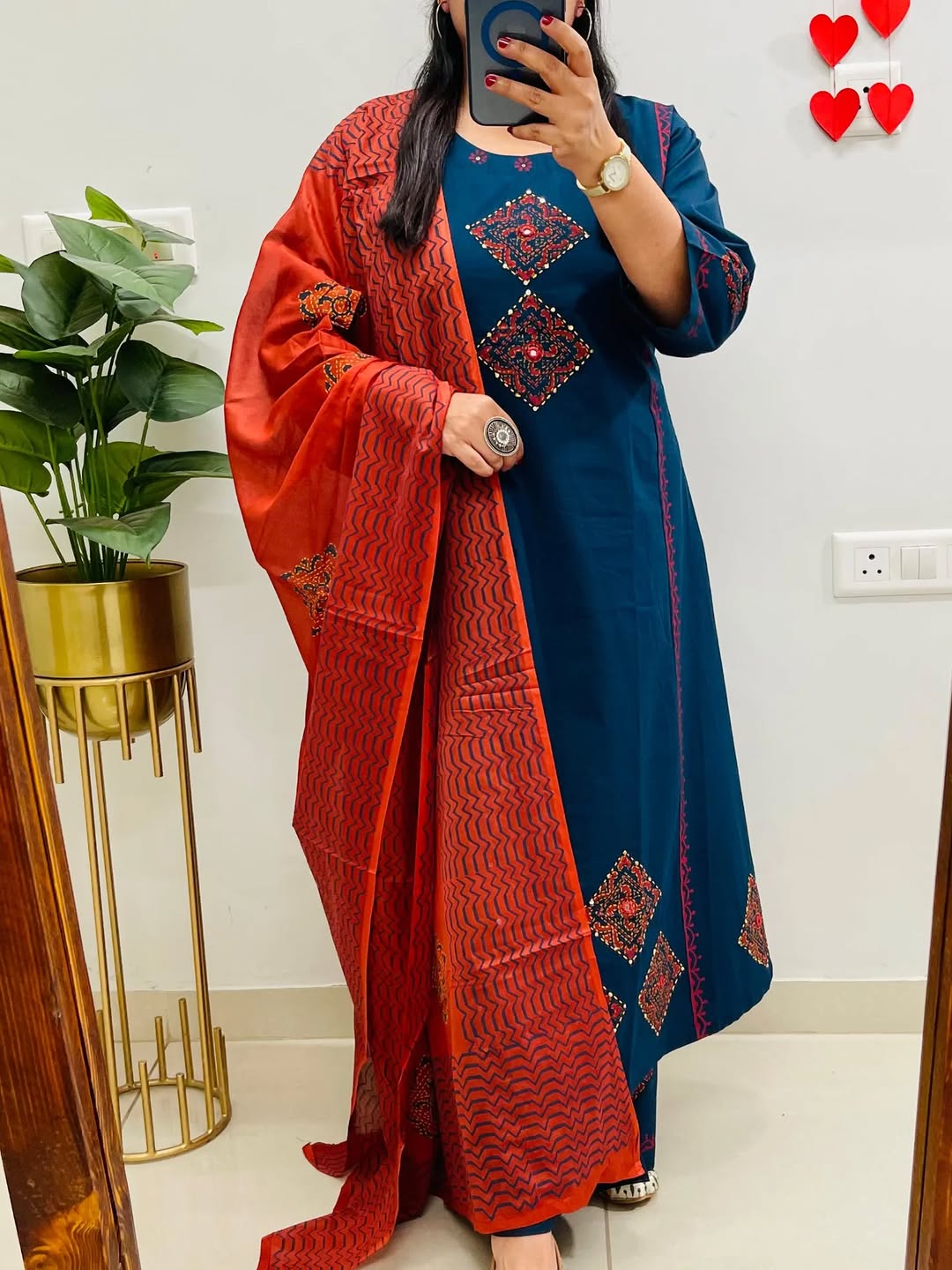 Latest Women's  Kurta Set with Pant & Dupatta