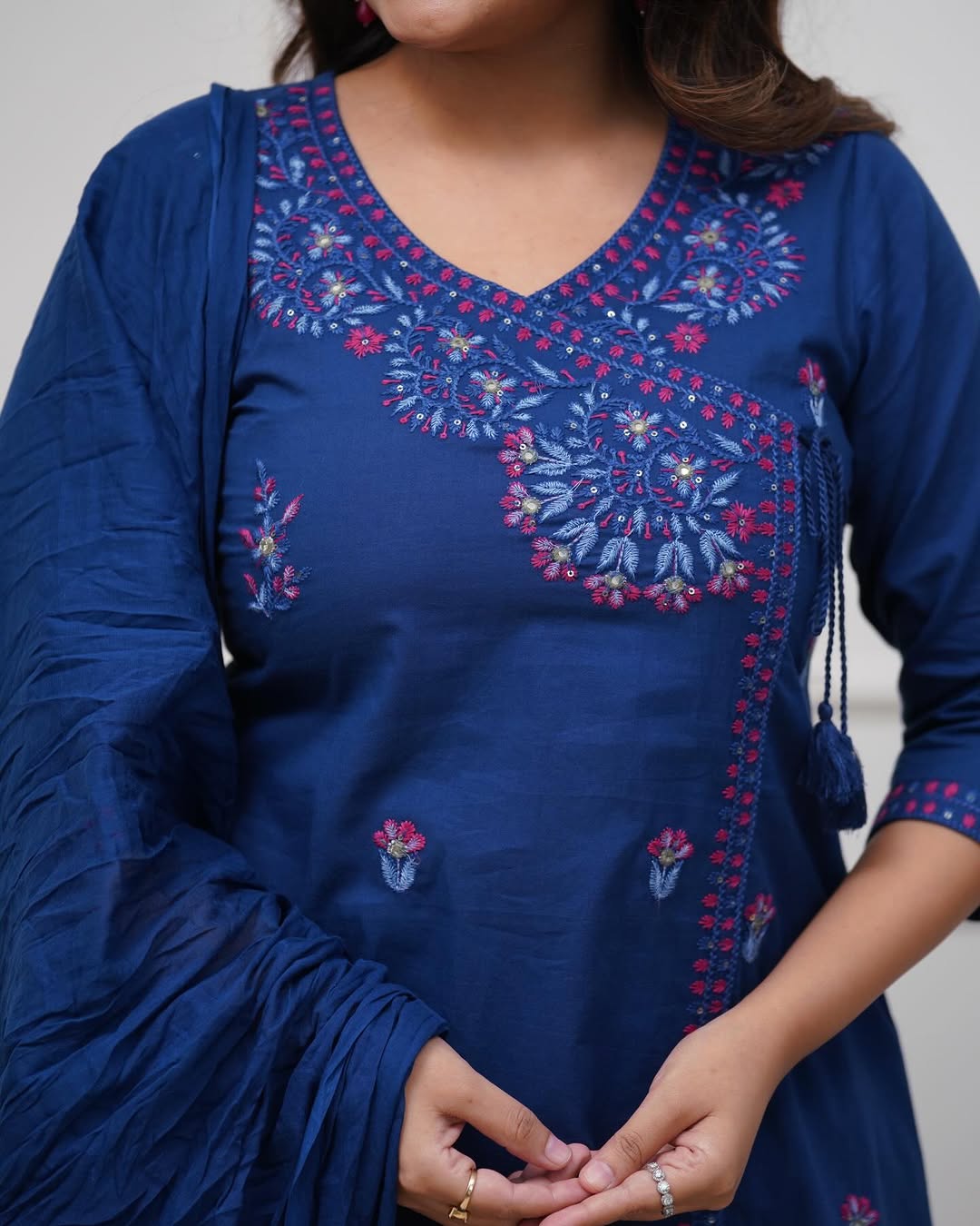 Women's Kurta Pant Dupatta Set Latest Design