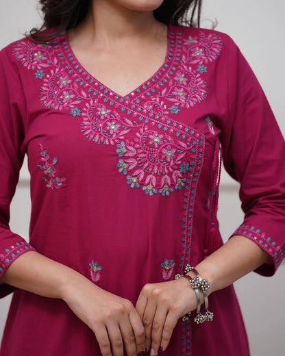 Women's Kurta Pant Dupatta Set Latest Design